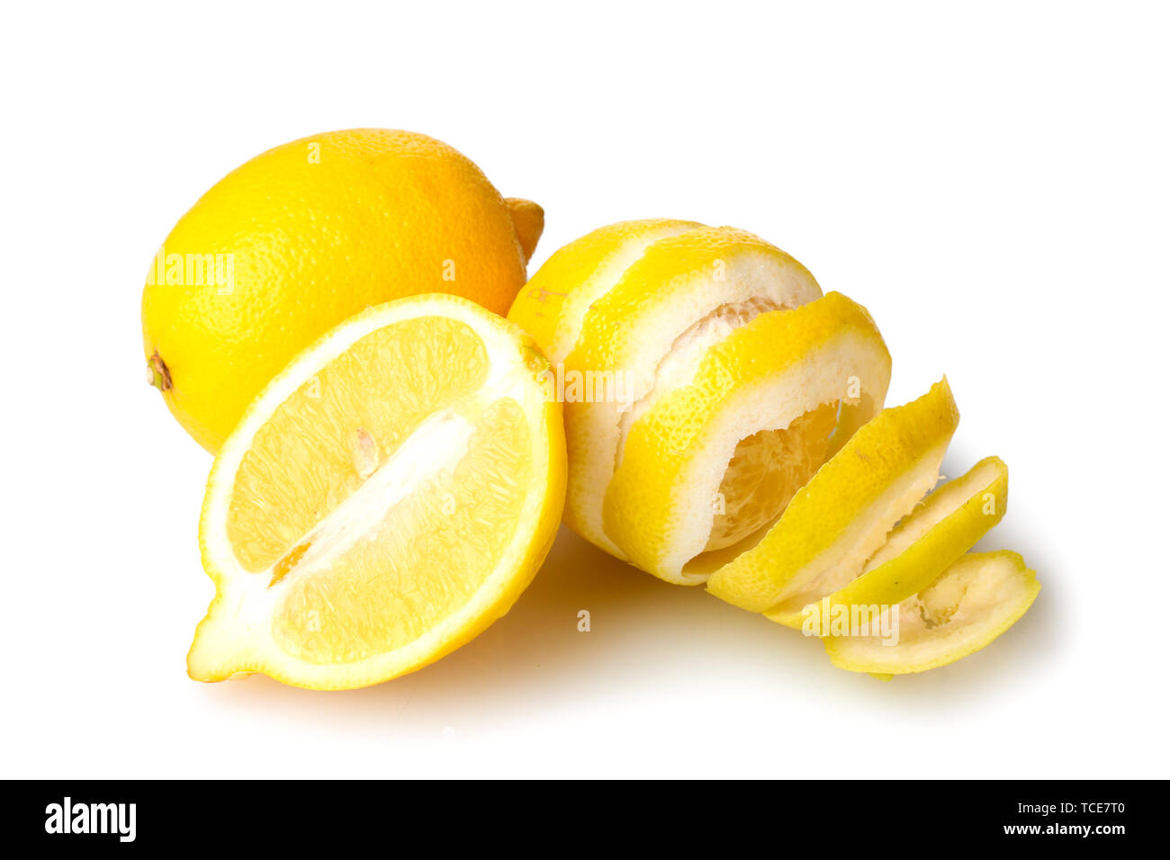 Vibrant image sliced lemons hi-res stock photography and images - Alamy