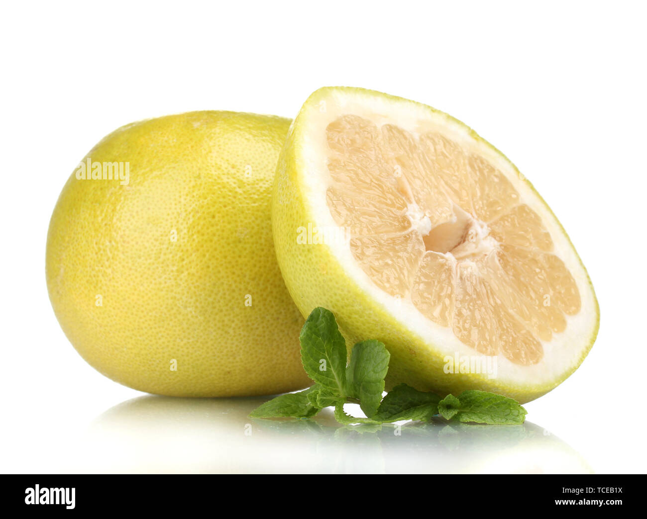 Pomelo or Chinese grapefruit isolated on white Stock Photo Alamy