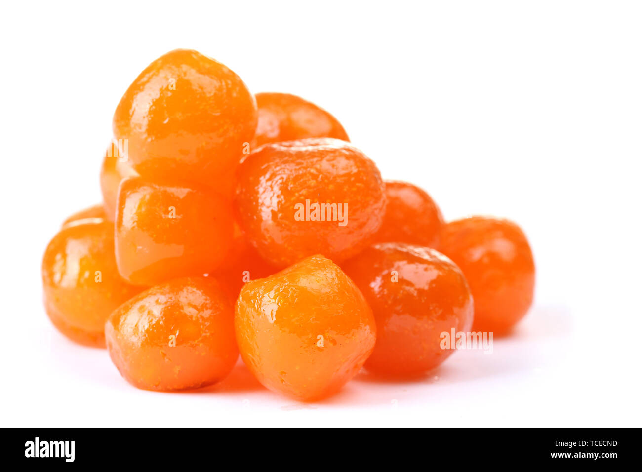Dried tangerines isolated on white Stock Photo Alamy