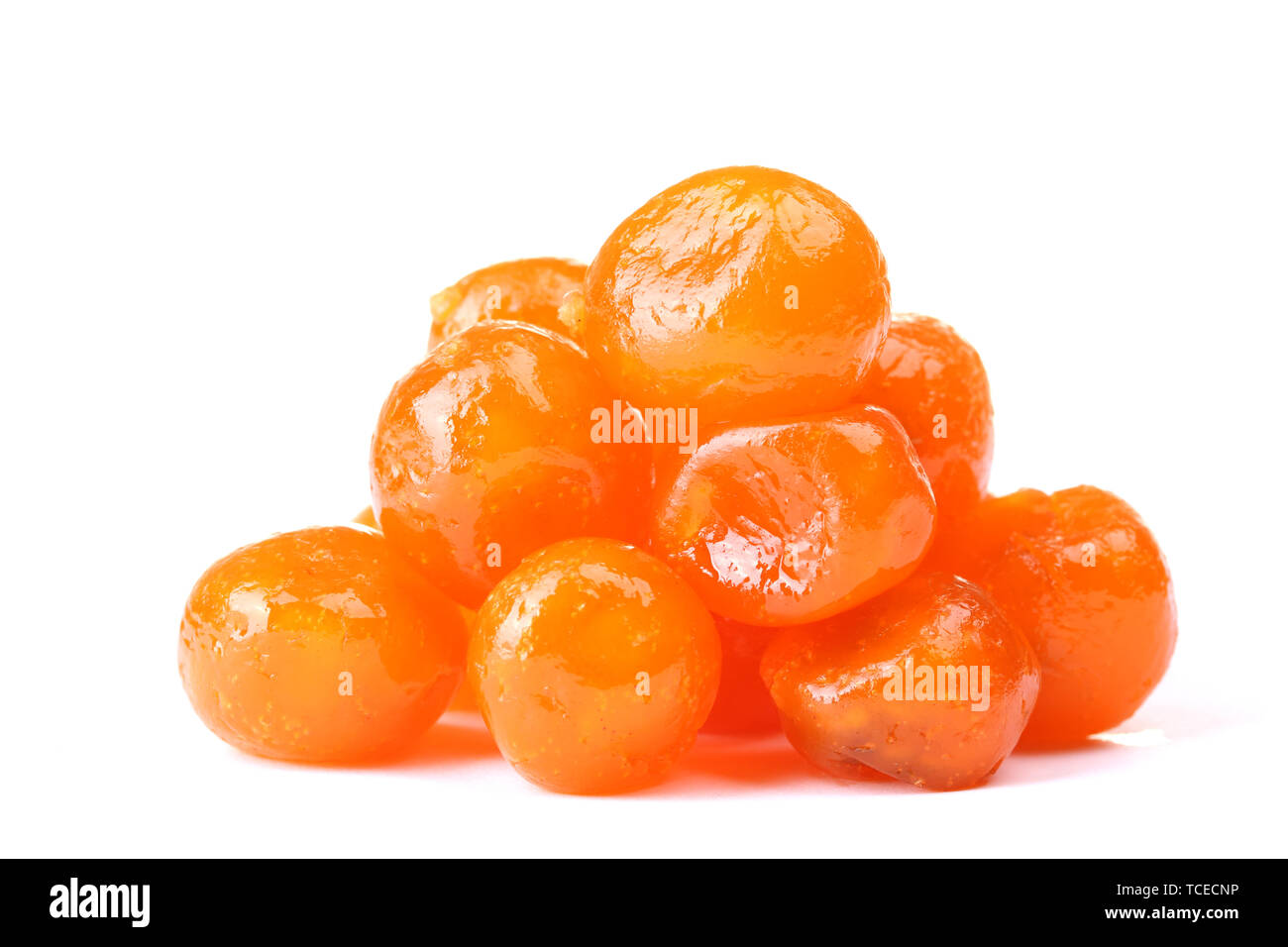 Dried tangerines isolated on white Stock Photo Alamy