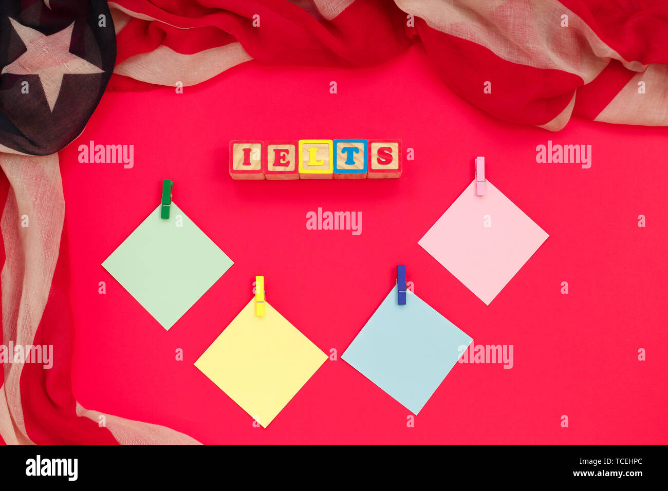 exam. International Language IELTS Concept. English IELTS ...