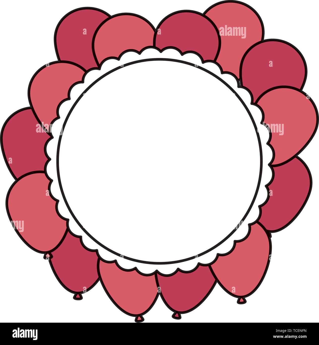 lace with balloons helium floating Stock Vector Image & Art - Alamy