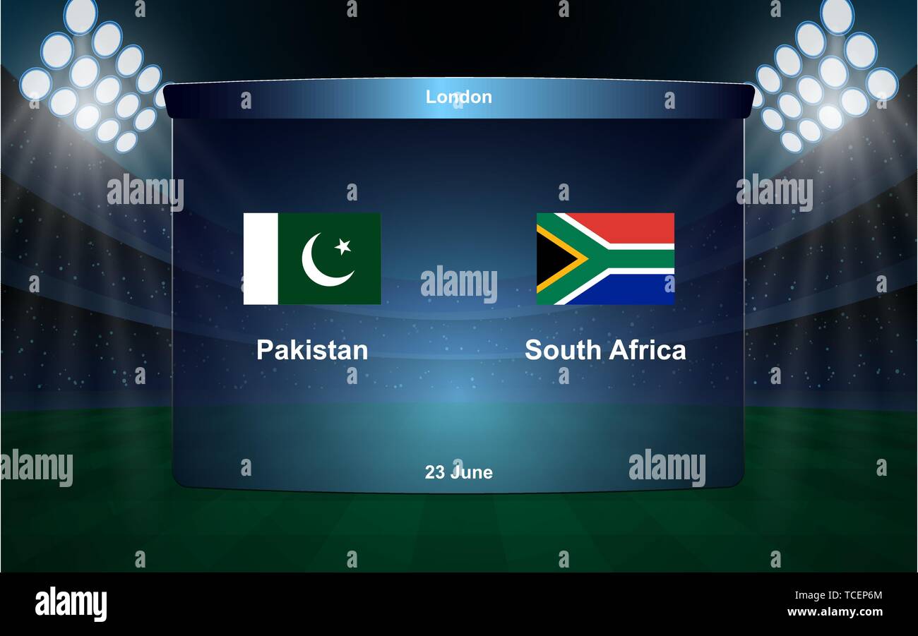 Pakistan Vs South Africa Cricket Scoreboard Broadcast Graphic Template pakistan-vs-south-africa-cricket-scoreboard-broadcast-graphic-template