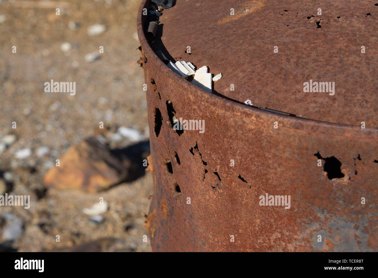 Destroyed metal hires stock photography and images Alamy