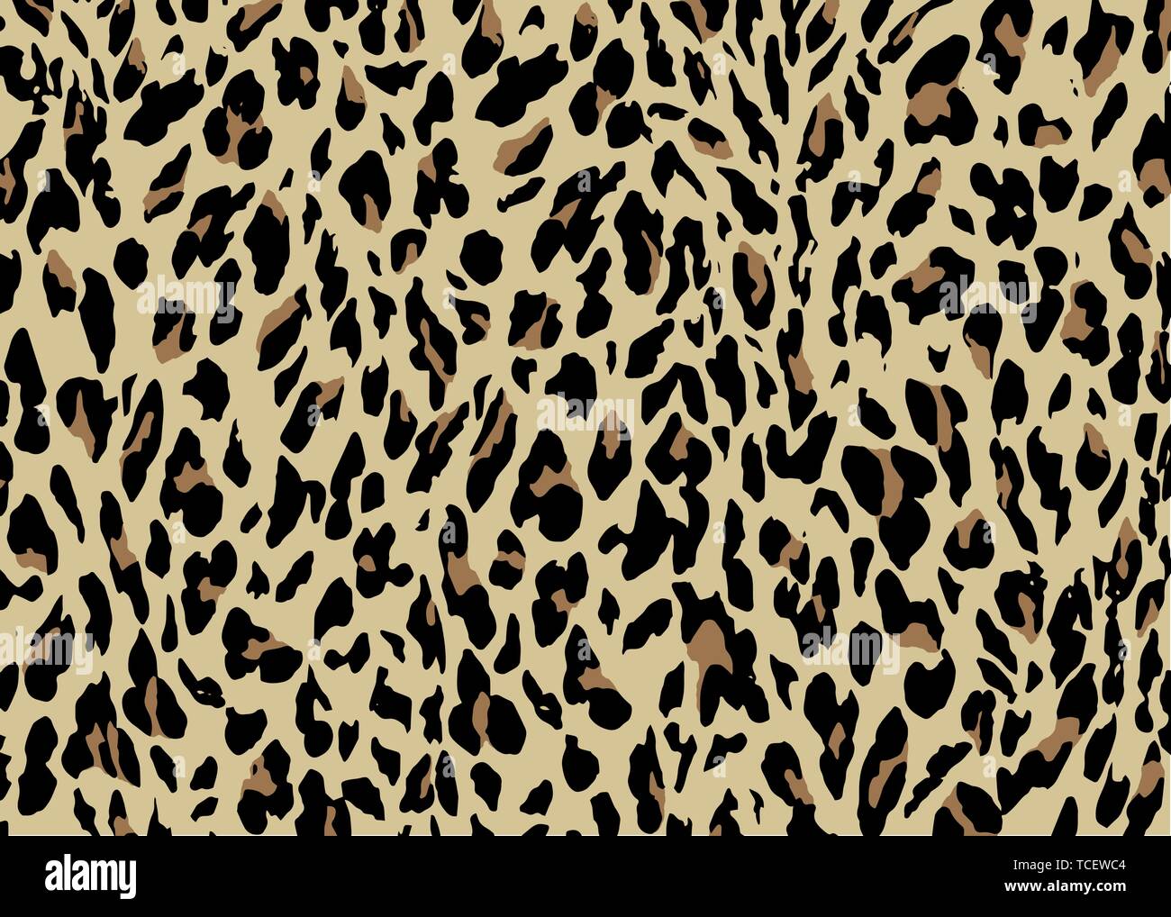 Leopard skin pattern design. Leopard print vector illustration