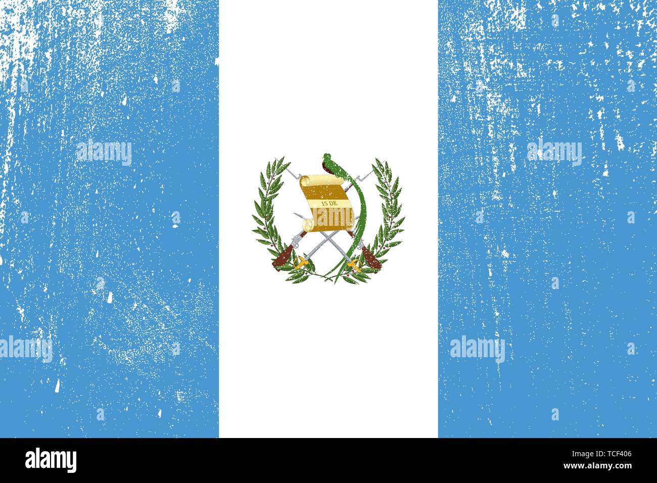 grunge styled flag of Guatemala . Template for your design . Template ...