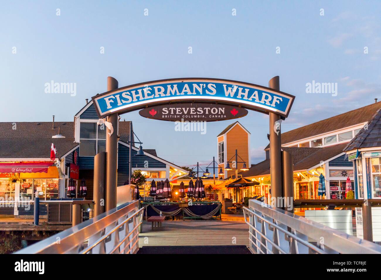 Vancouver fishermans wharf sign hires stock photography and images Alamy