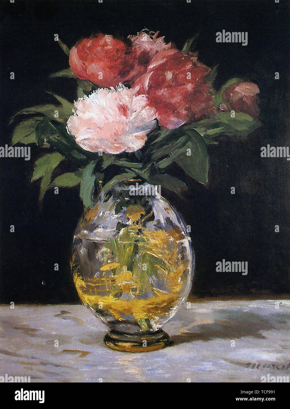 Edouard Manet Bouquet Flowers 1882 Stock Photo 248657613 Alamy