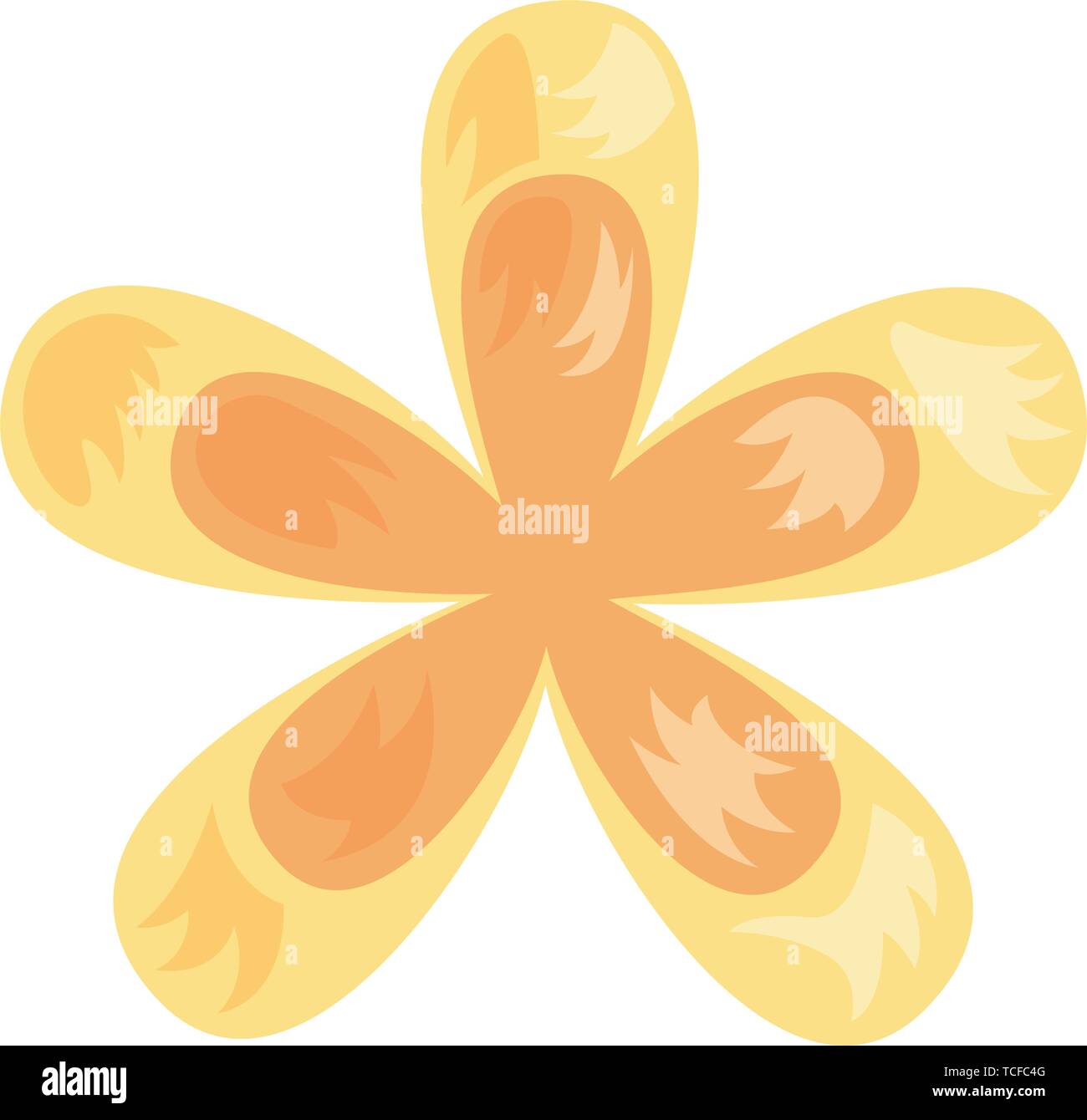 tropical exotic flower decoration icon Stock Vector Image & Art - Alamy