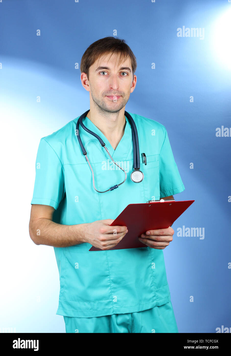 Positive doctor folder hi-res stock photography and images - Alamy