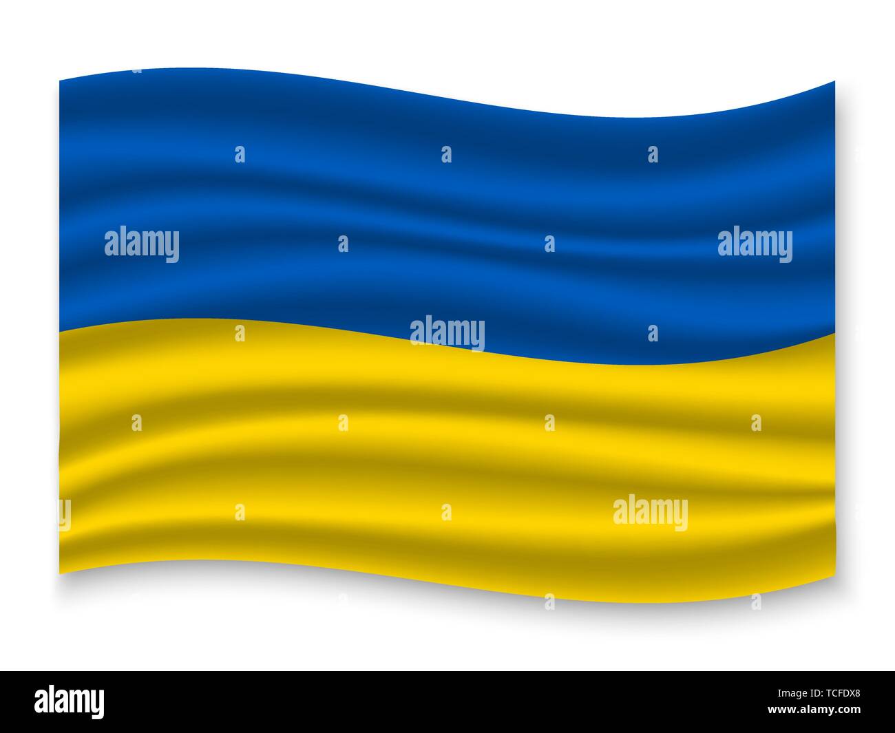 Ukraine satin flag coat hi-res stock photography and images - Alamy