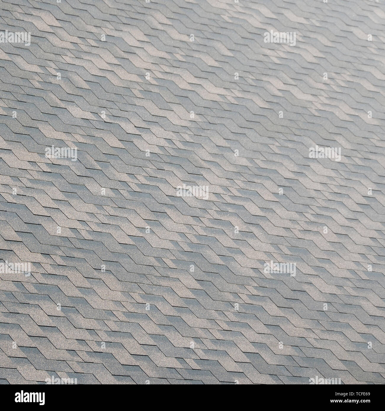 Flexible shingles of bitumen roofing surface. Background mosaic texture ...