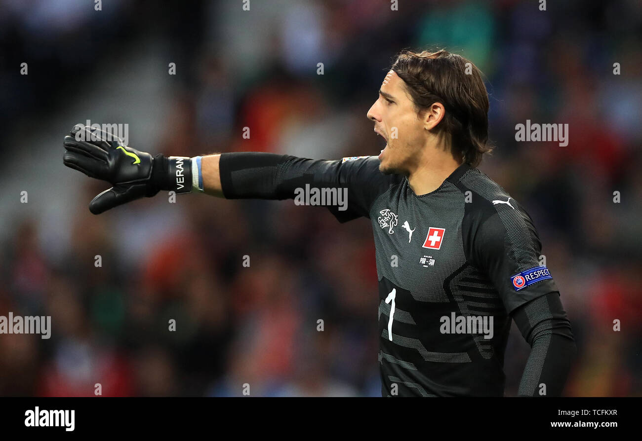 Switzerland goalkeeper Yann Sommer Stock Photo