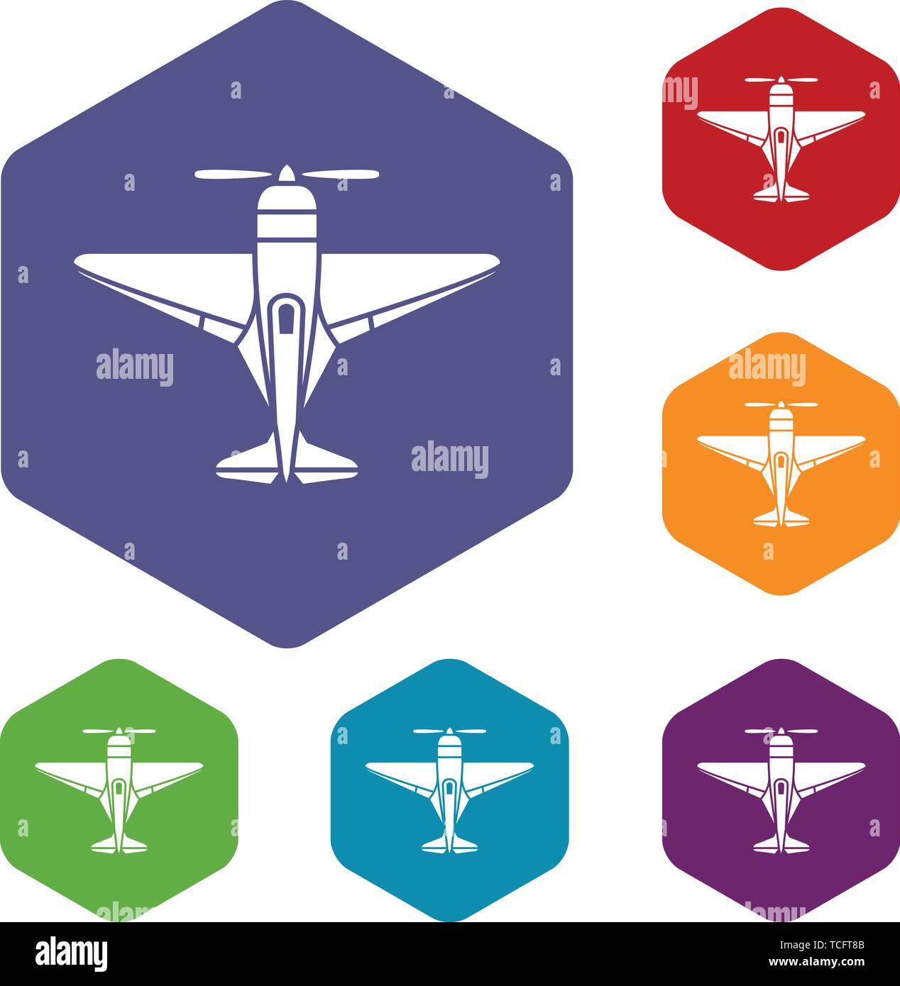 Small plane icon, simple style Stock Vector Image & Art - Alamy