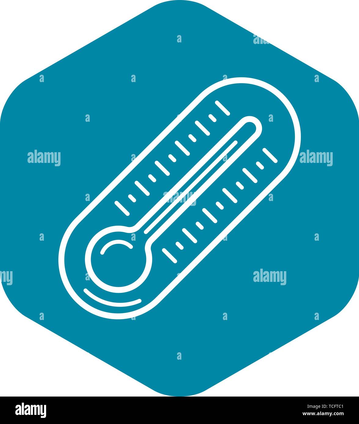 Outdoor thermometer icon, outline style Stock Vector Image & Art - Alamy