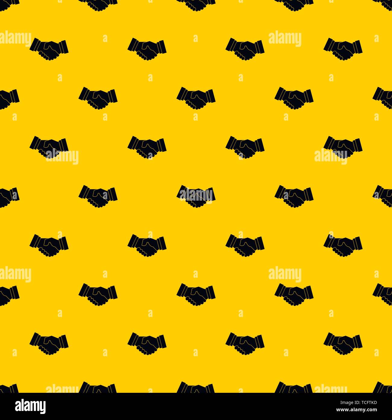 Handshake pattern vector Stock Vector