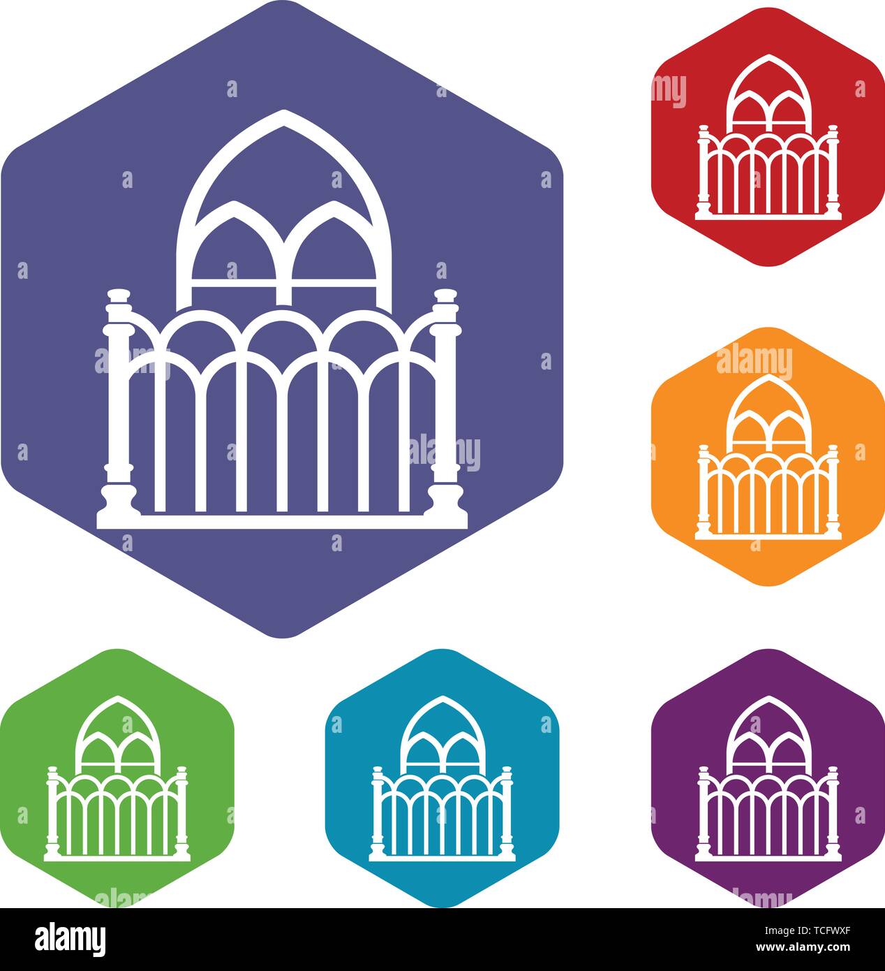 Architecture icon, simple style Stock Vector Image & Art - Alamy