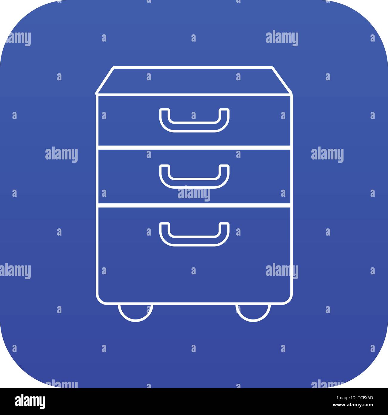 Office closet icon blue vector Stock Vector Image & Art - Alamy