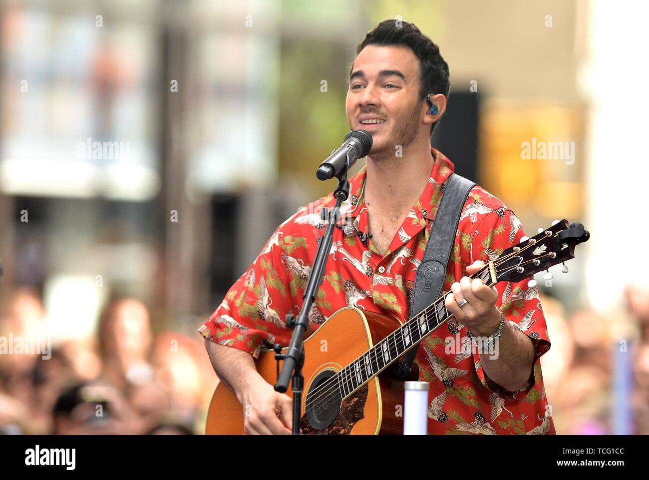 New York, NY, USA. 7th June, 2019. Kevin Jonas on stage for The Jonas  Brothers LIVE in Concert on the NBC Today Show, Rockefeller Center Today  Show Plaza, New York, NY June