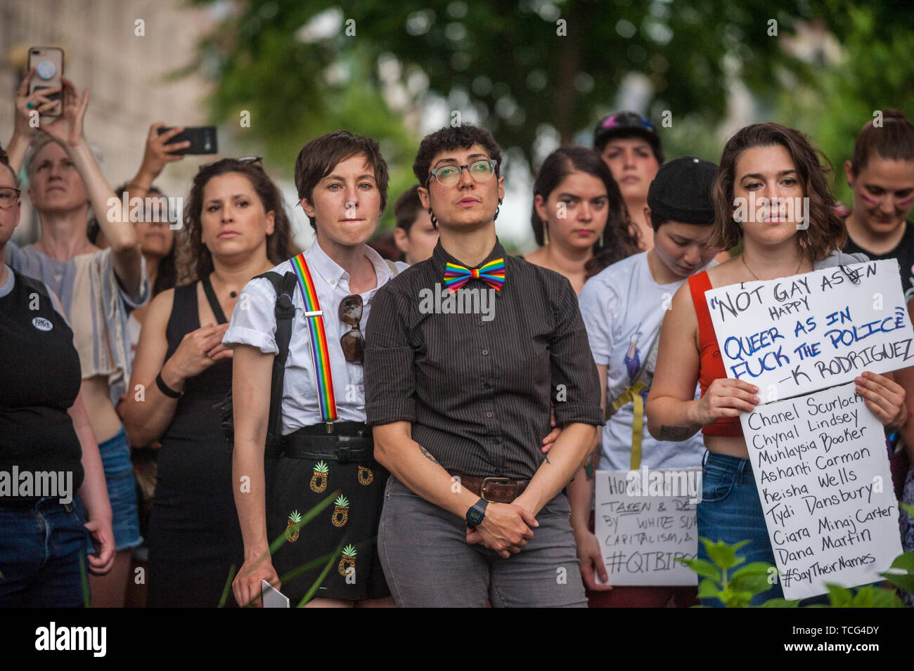 Lgbt Members Washington DC, USA. 7th June, 2019. LGBT members and their supporters ...