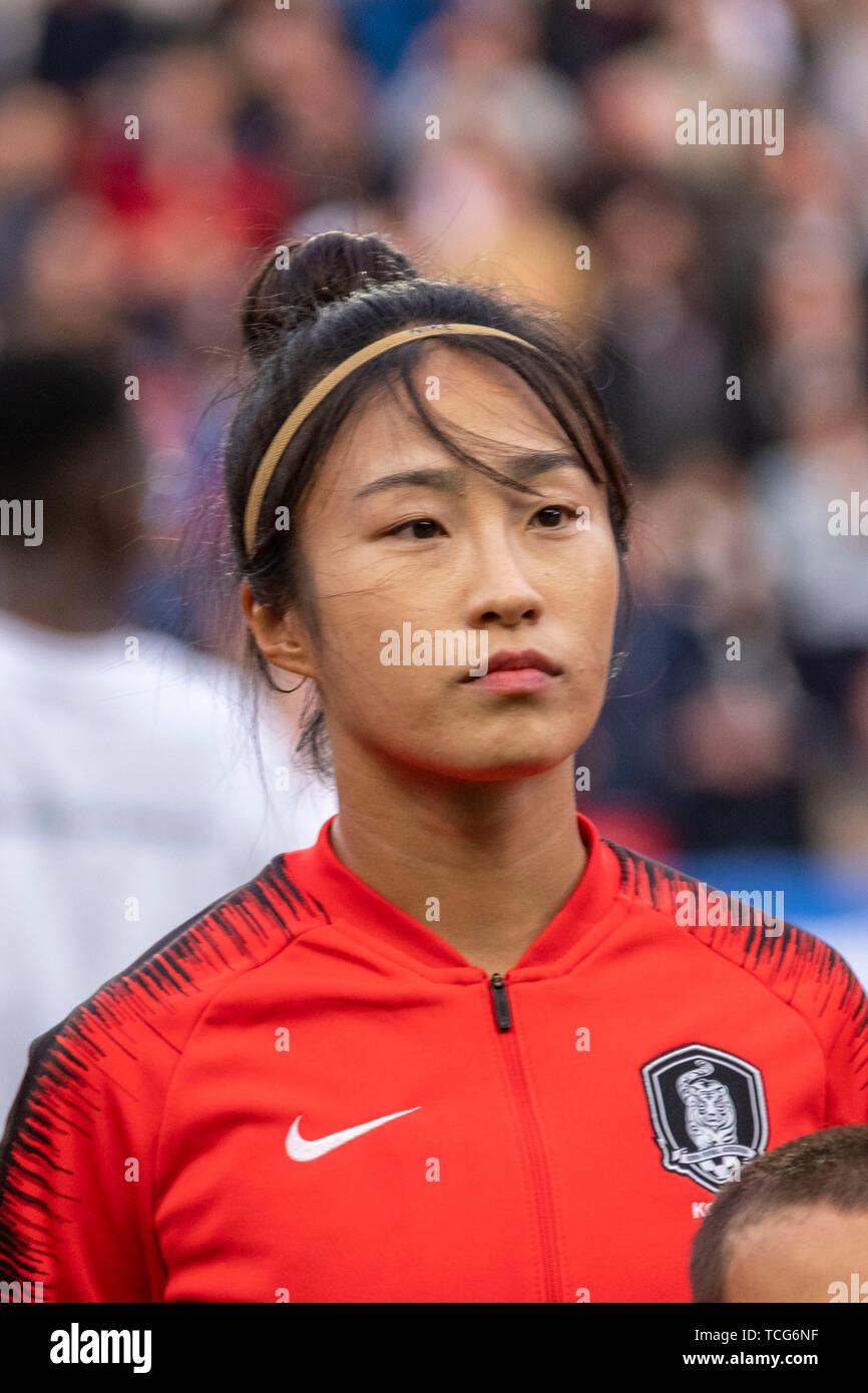 Paris, France. 7th June, 2019. Lee Young-ju (South Korea) during