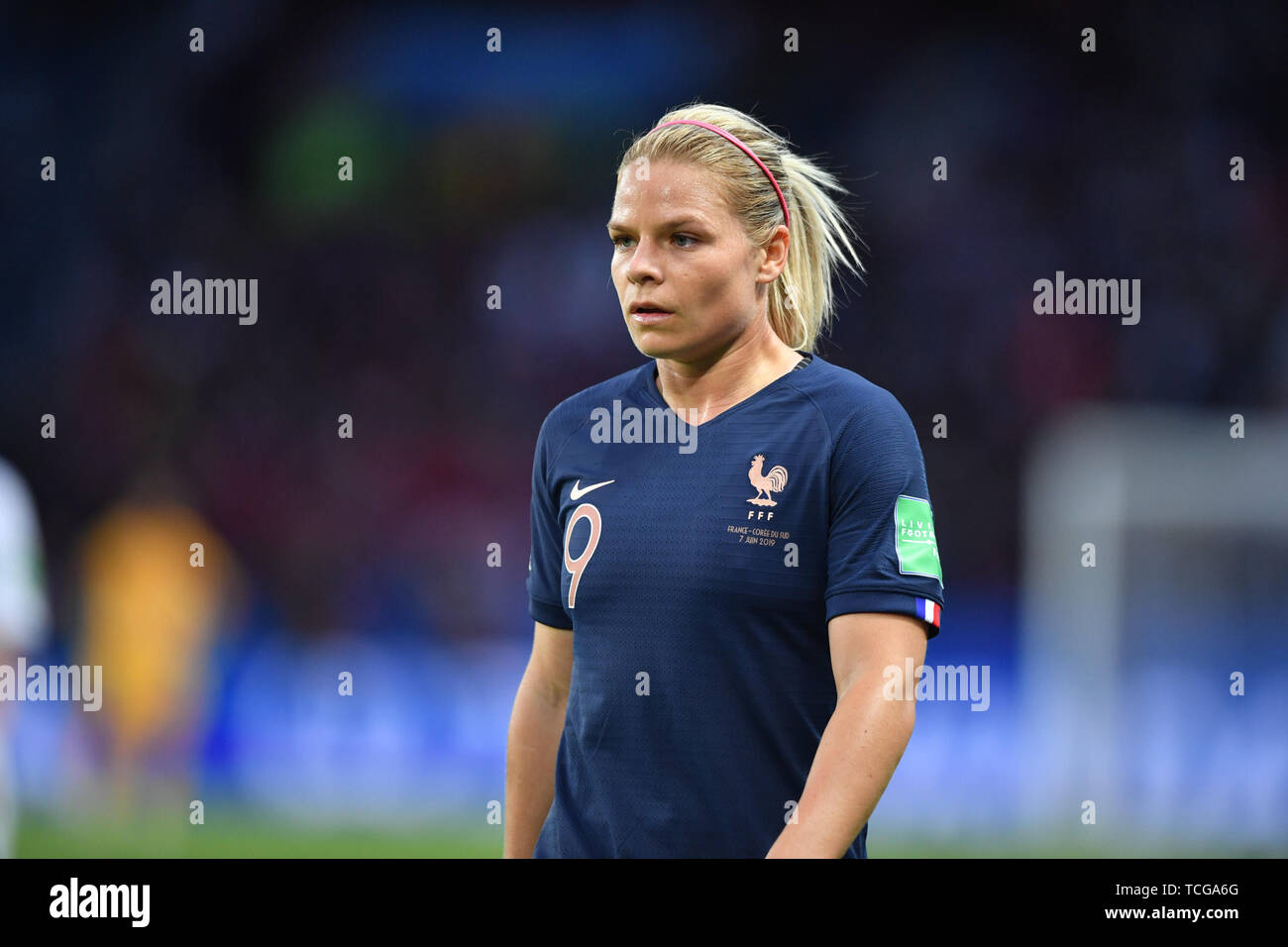 Carte Collection Eugénie Le Sommer Lyon 2023 Topps Knockout - 1/1 Unique, Near Mint, Euro 2024