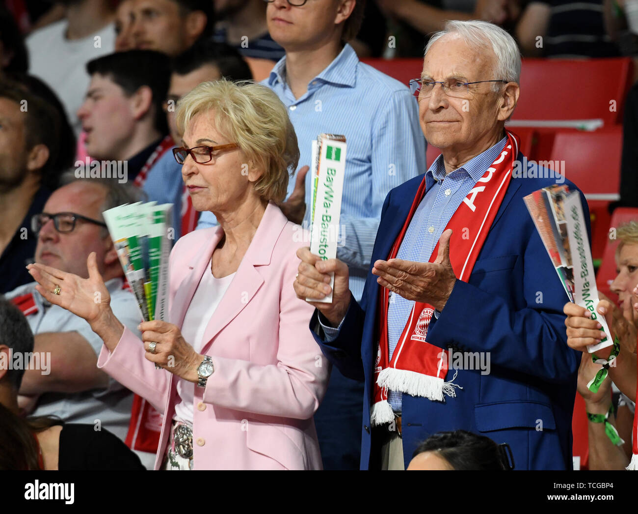 Karin Rasta Munich, Germany. 08th June, 2019. Basketball: Bundesliga, FC Bayern ...