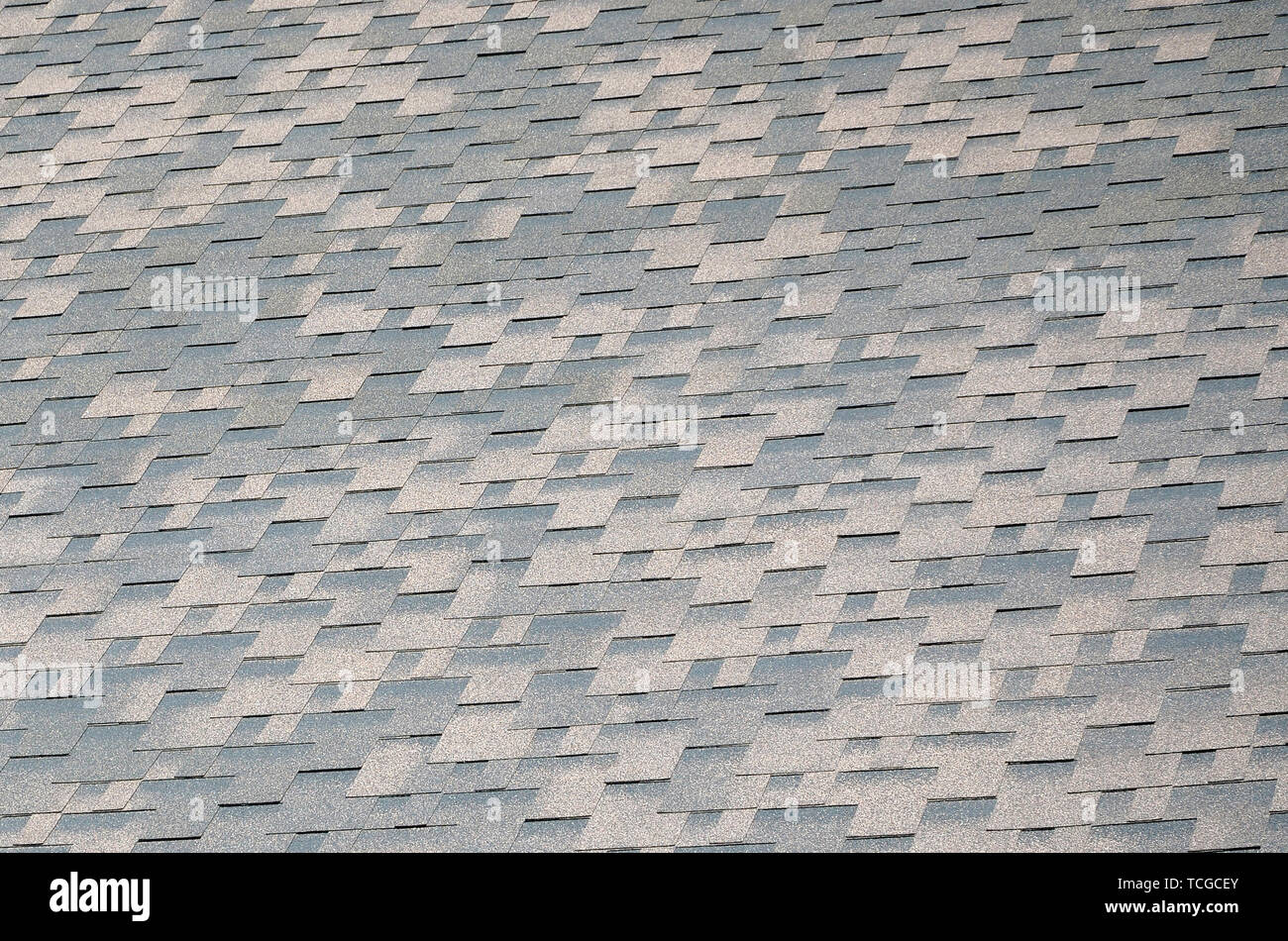 Flexible shingles of bitumen roofing surface. Background mosaic texture ...