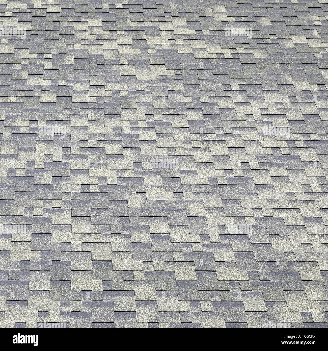 Flexible shingles of bitumen roofing surface. Background mosaic texture ...