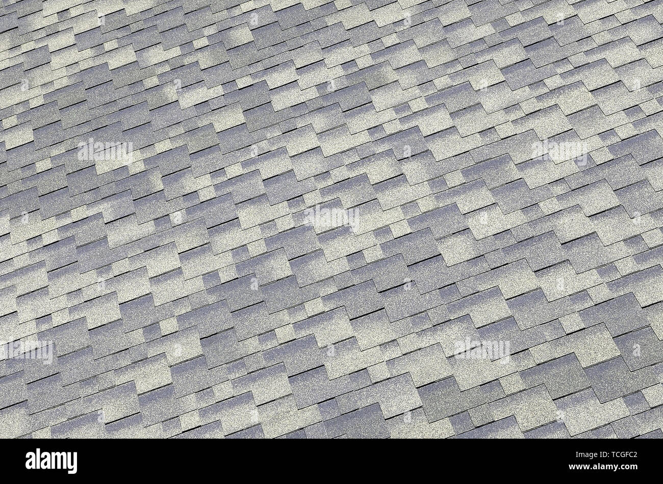 Flexible shingles of bitumen roofing surface. Background mosaic texture ...
