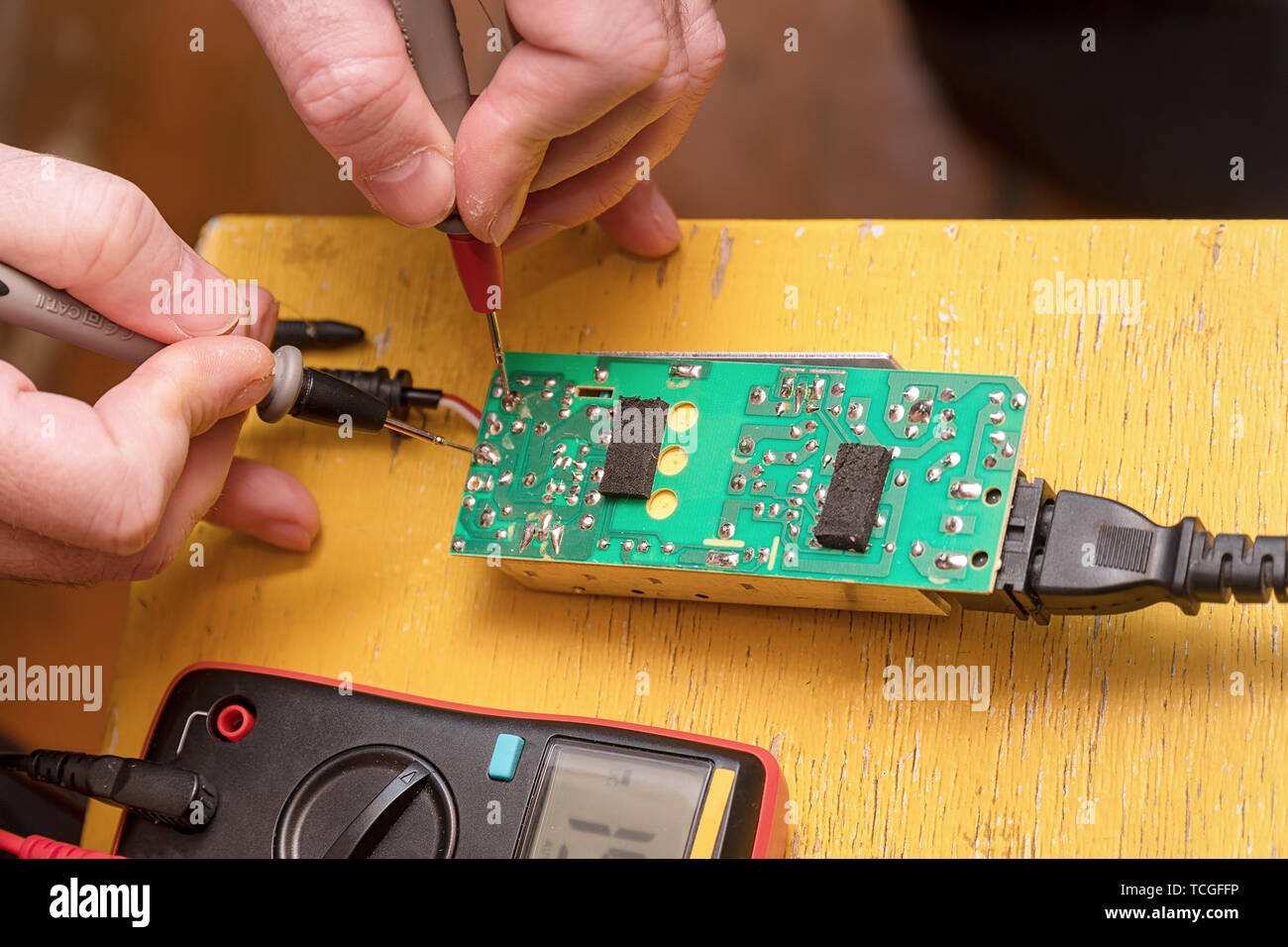 Pcb Testing High Resolution Stock Photography and Images Circuit Diagram