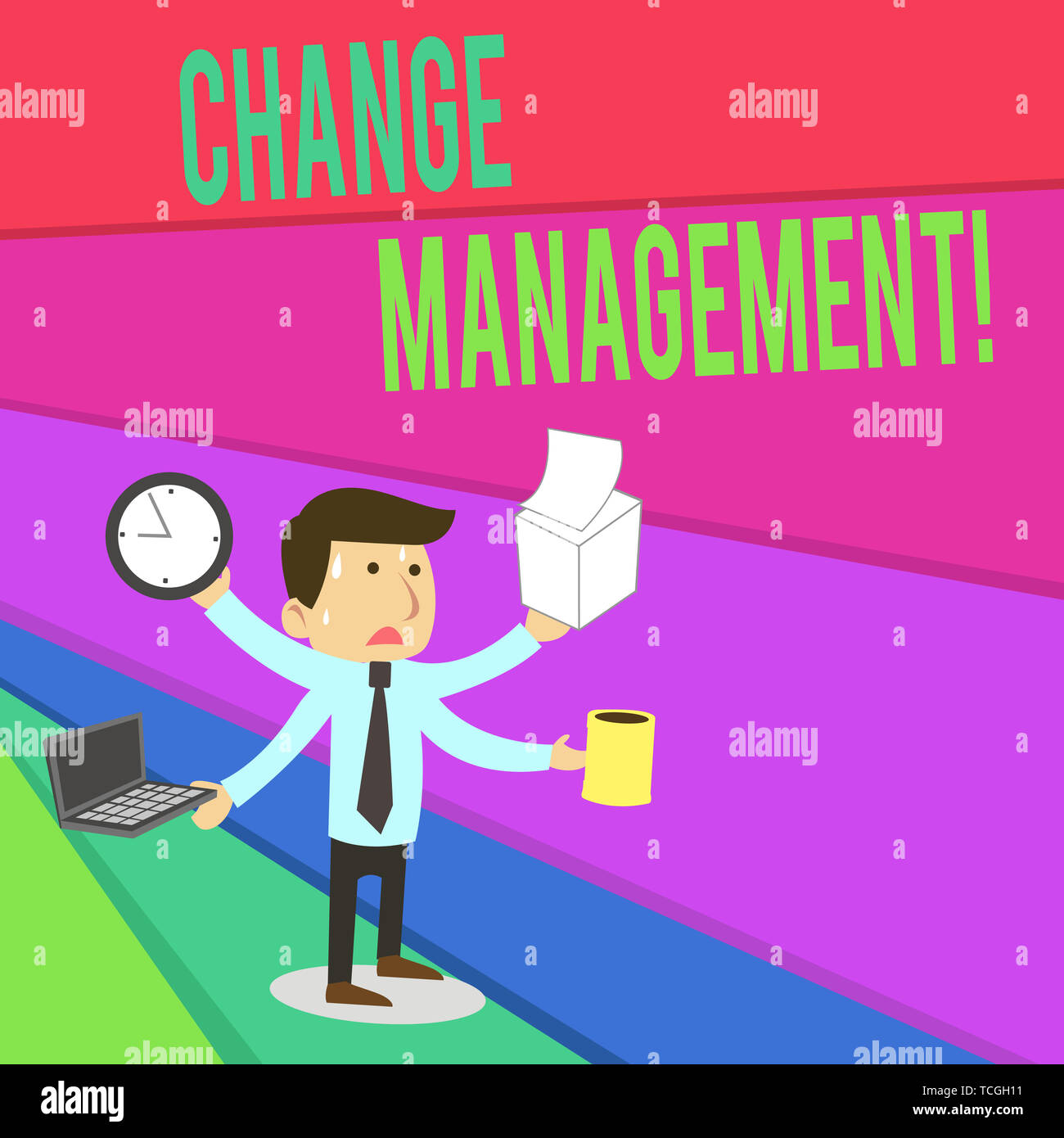 Handwriting text writing Change Management. Conceptual photo ...