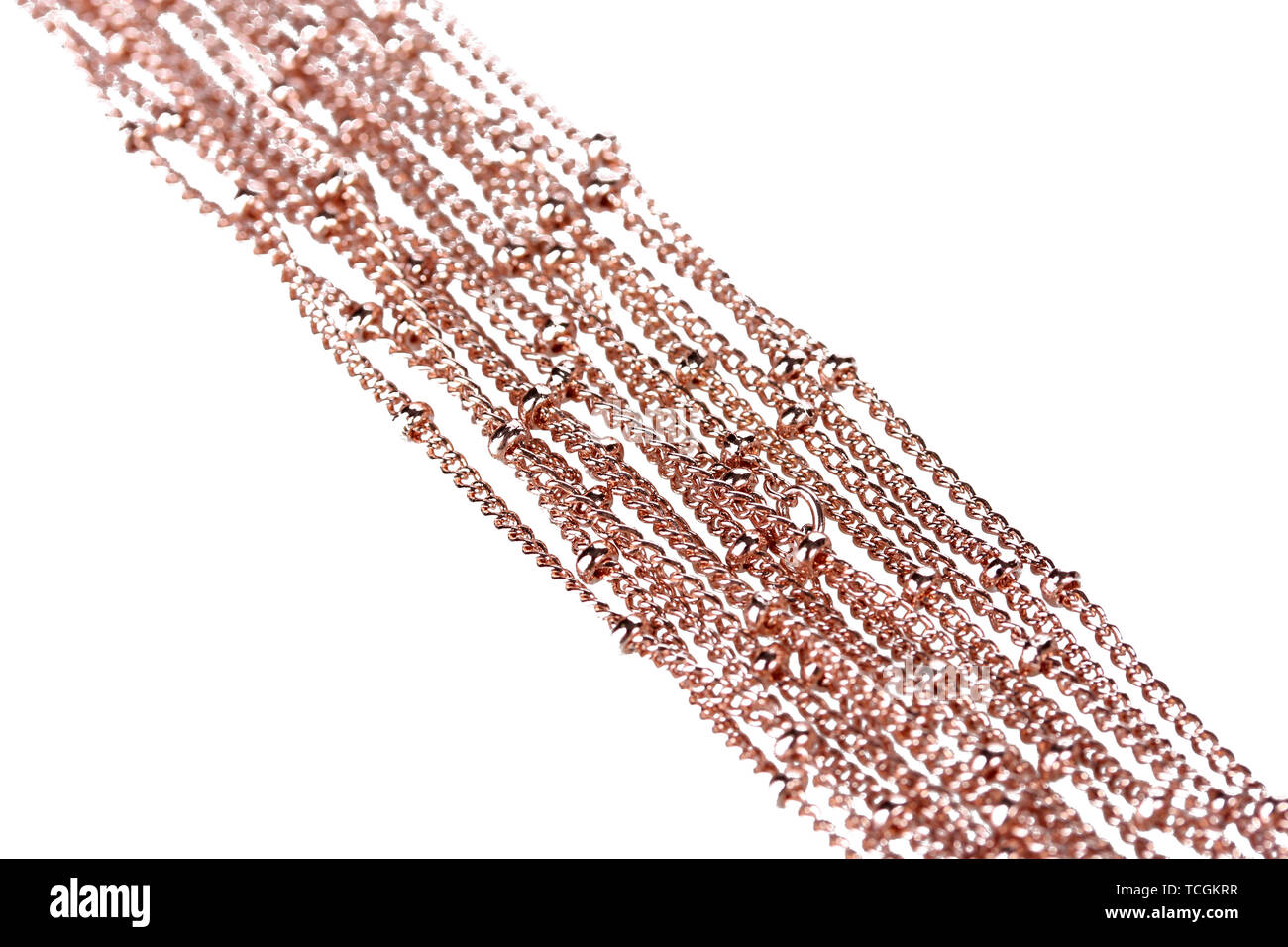 Gold neck chains hi-res stock photography and images - Alamy