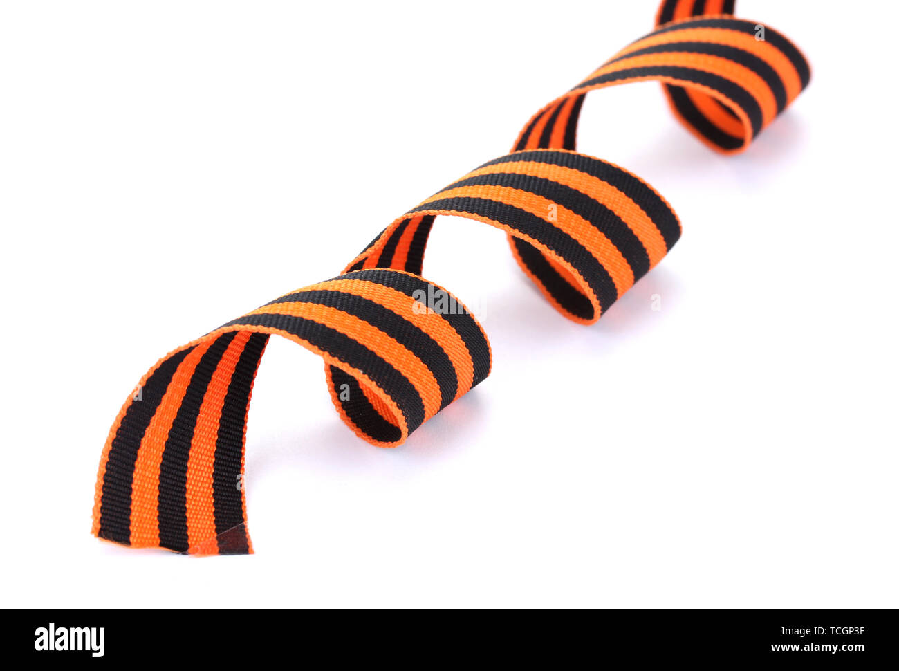 St. George ribbon isolated on white Stock Photo - Alamy