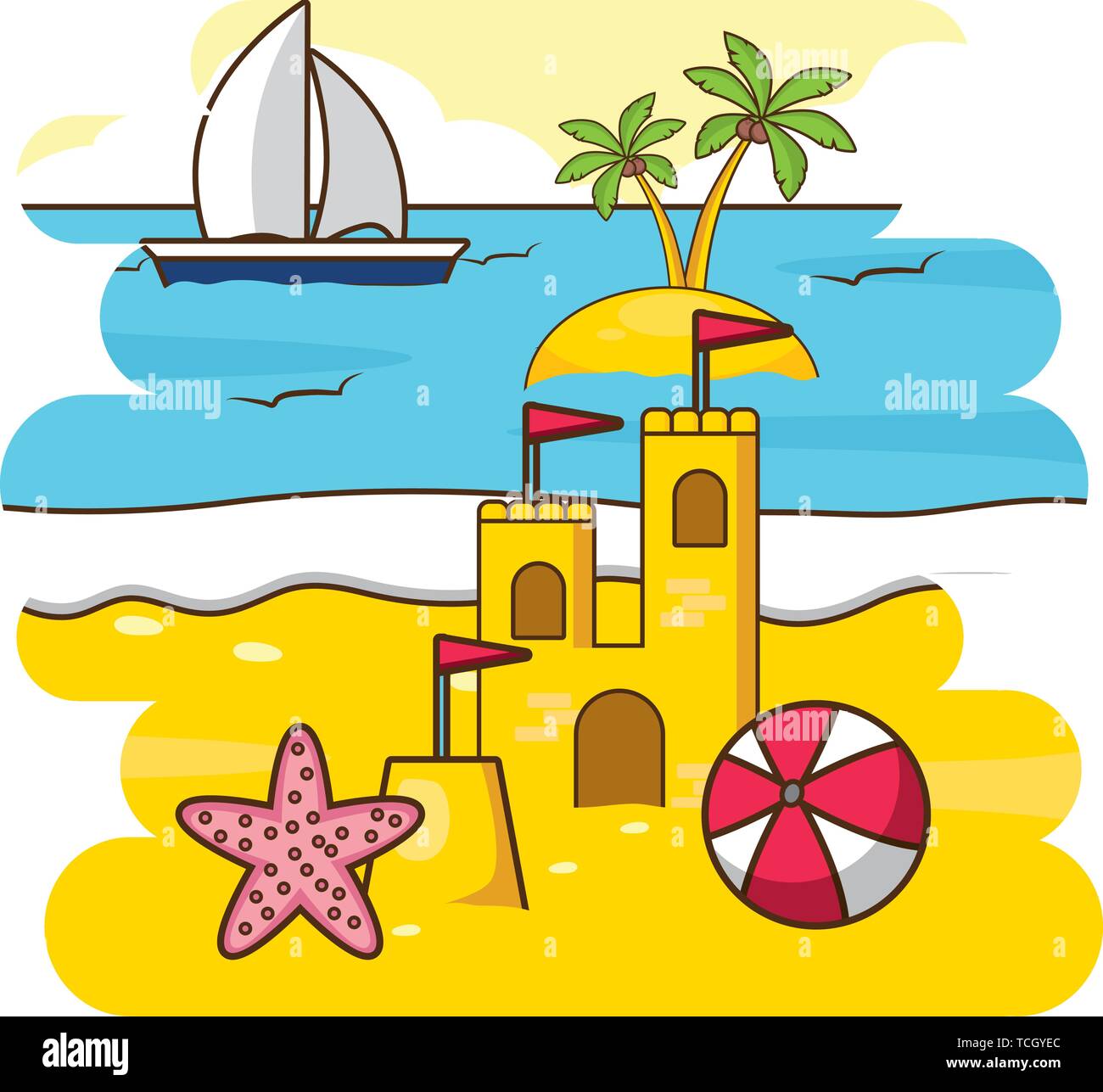 summer time holiday Stock Vector Image & Art - Alamy