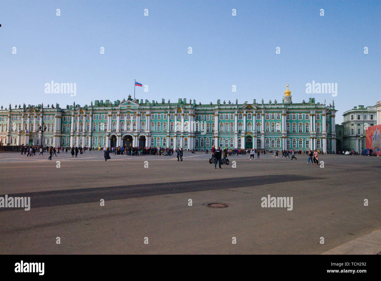 The Winter Palace of Peter the First, part of the State Hermitage Museum, Saint Petersburg, Russia Stock Photo