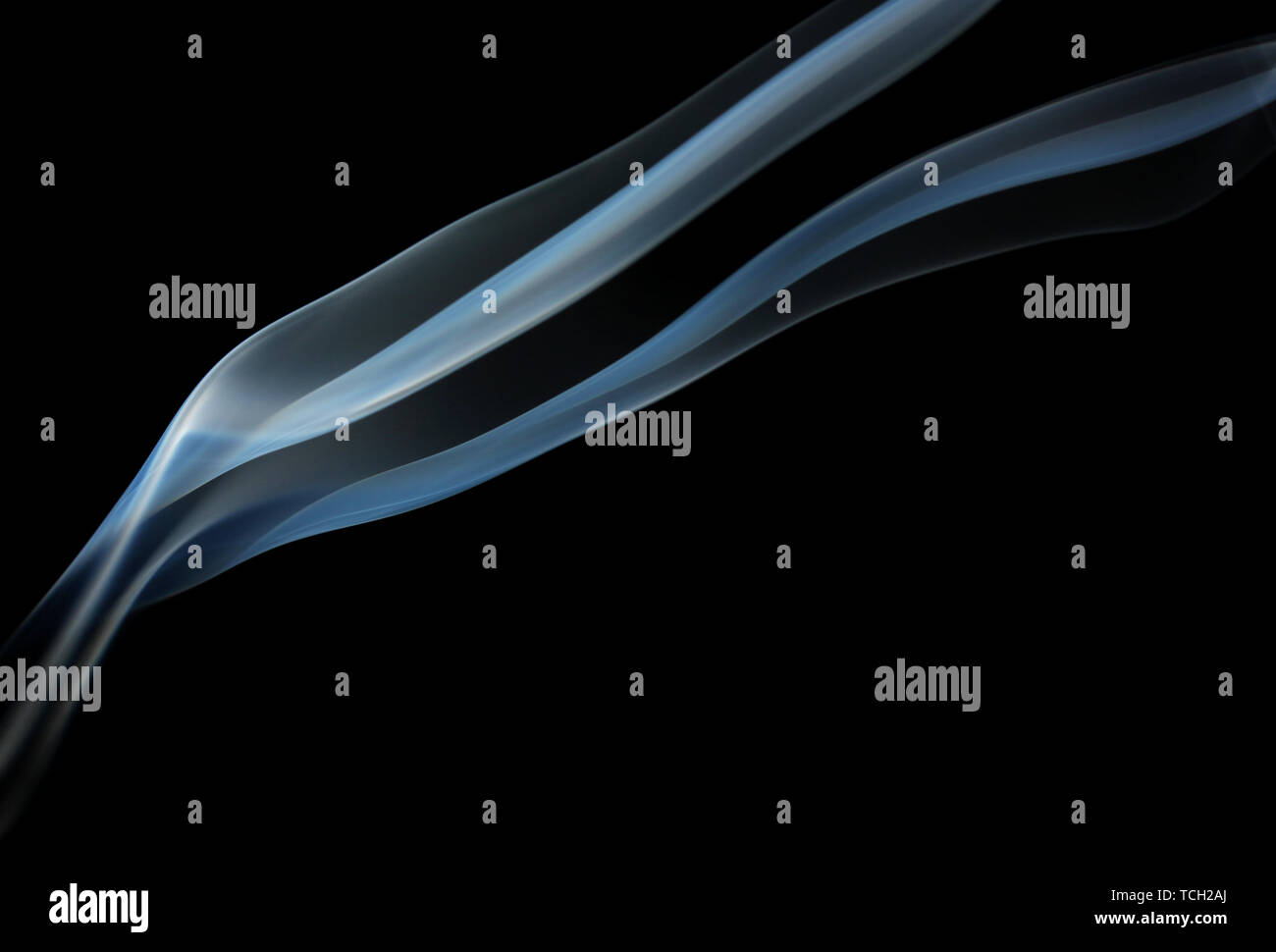 Abstract smoke on black background Stock Photo - Alamy