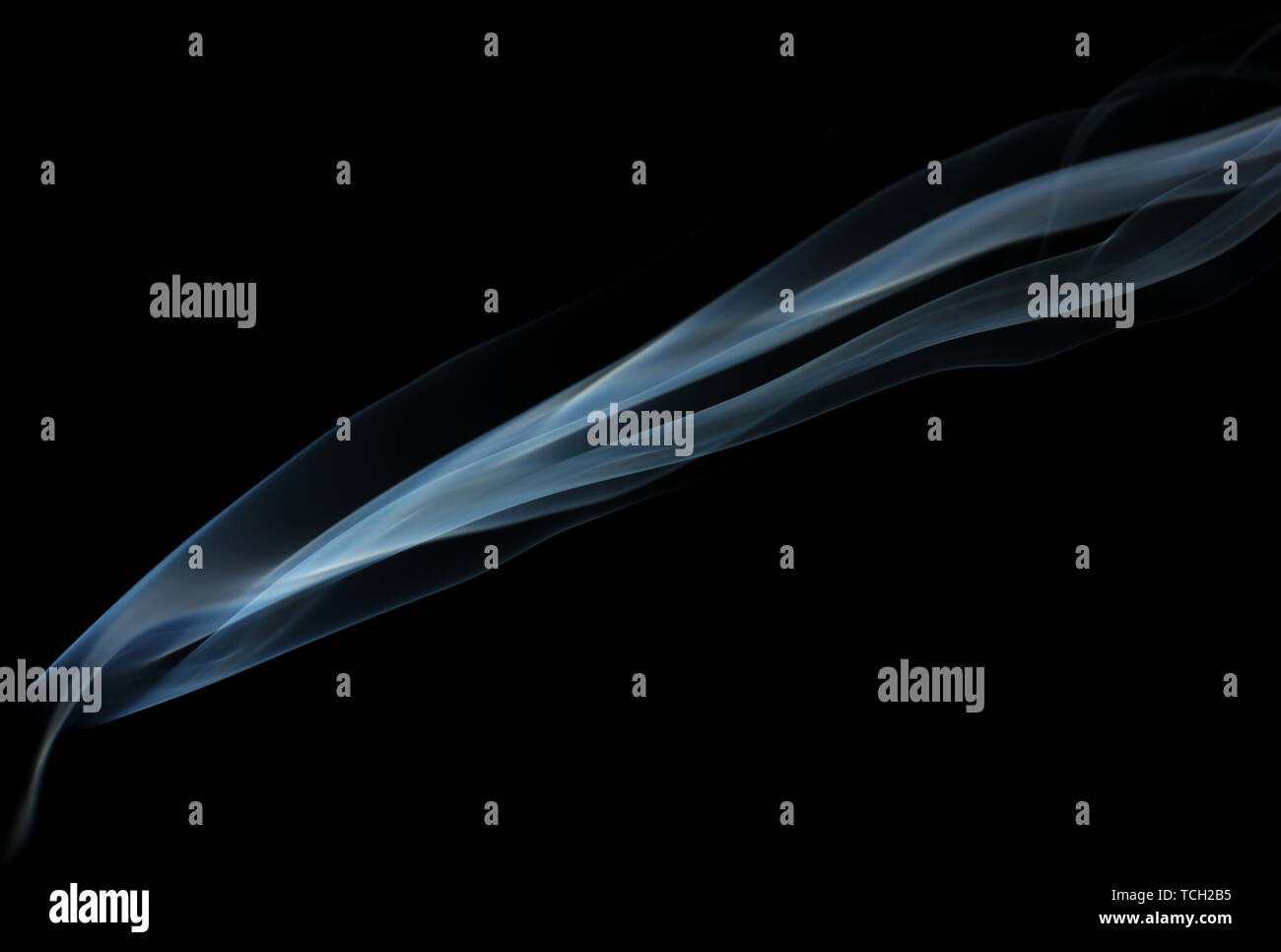 Abstract smoke on black background Stock Photo - Alamy