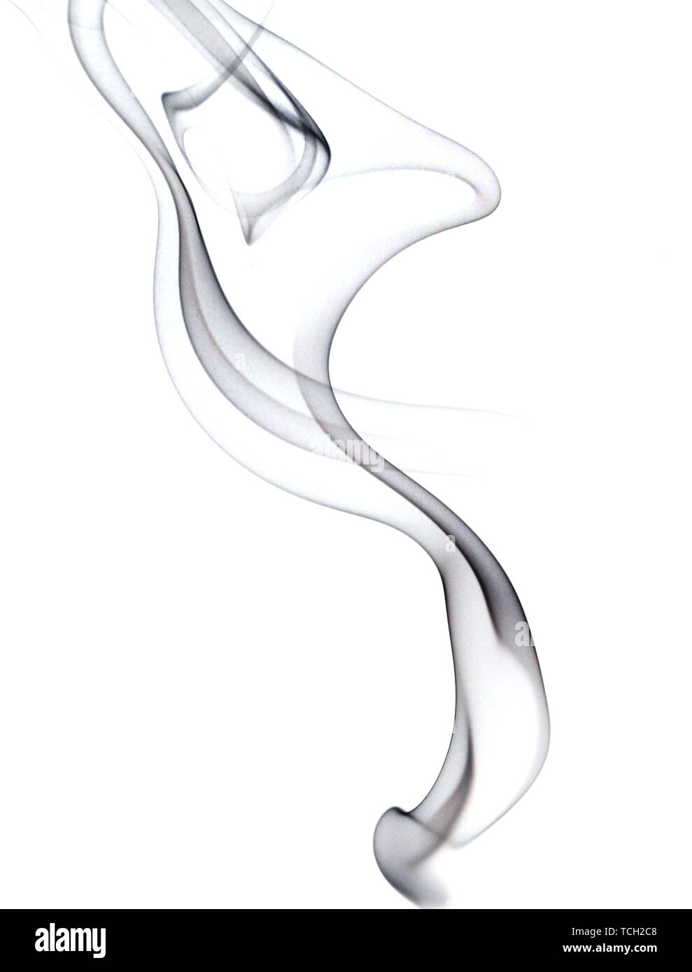 Abstract smoke isolated on white Stock Photo - Alamy