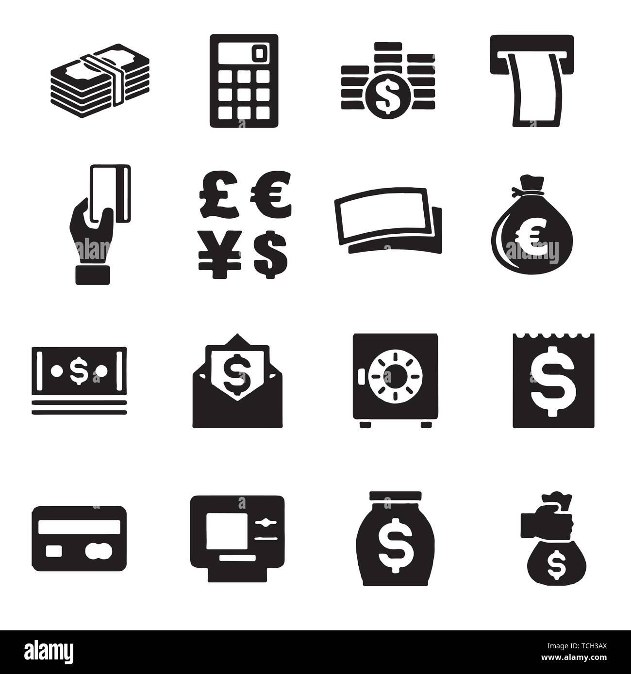 Money and payment icons. Cash, Wallet and Coins. Account cashback ...
