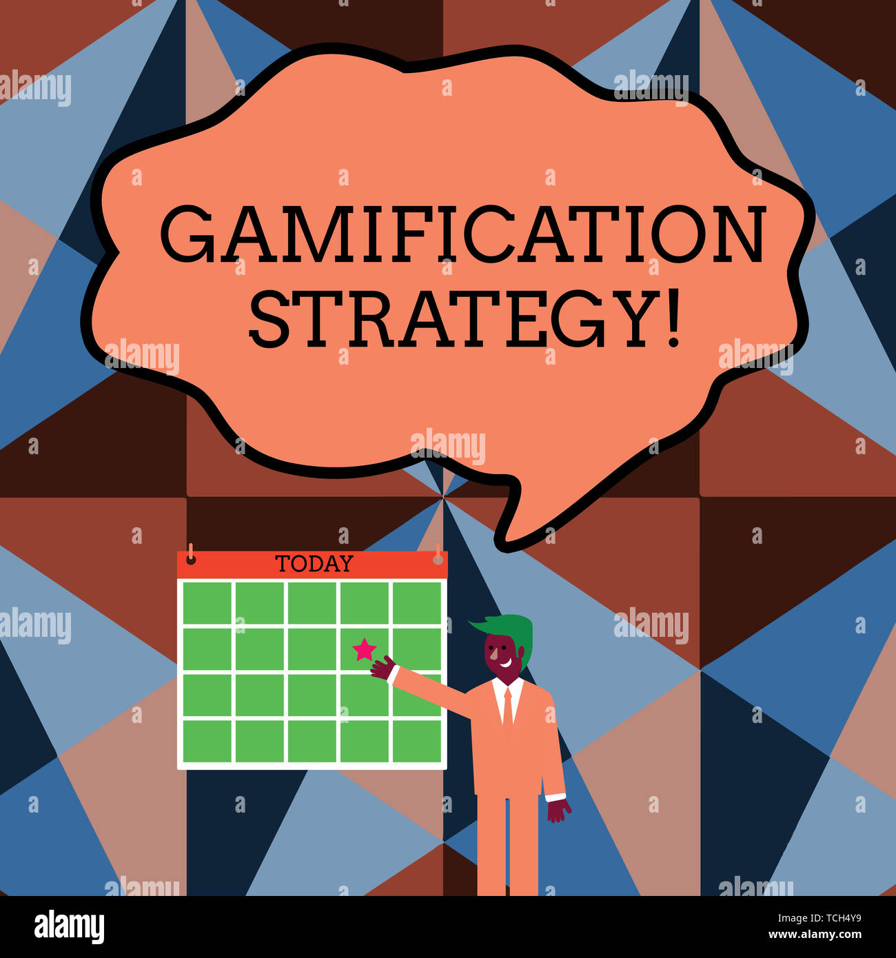 Writing note showing Gamification Strategy. Business concept for use ...