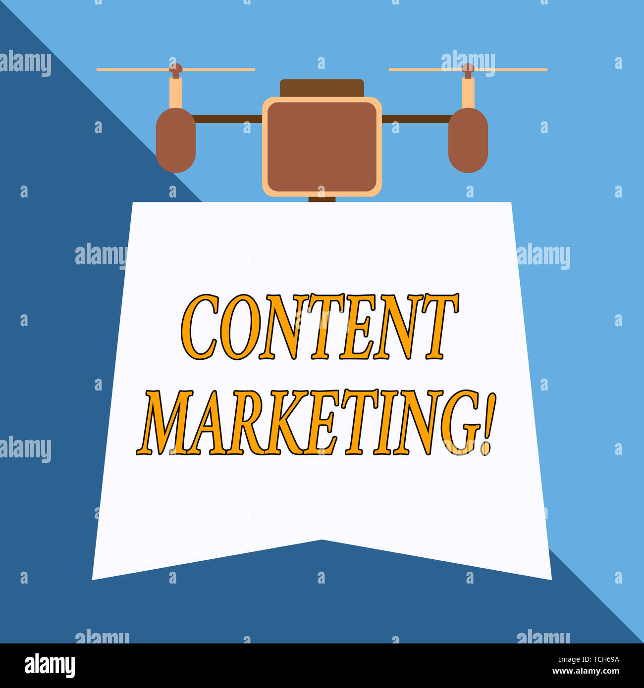 Writing Note Showing Content Marketing Business Concept For