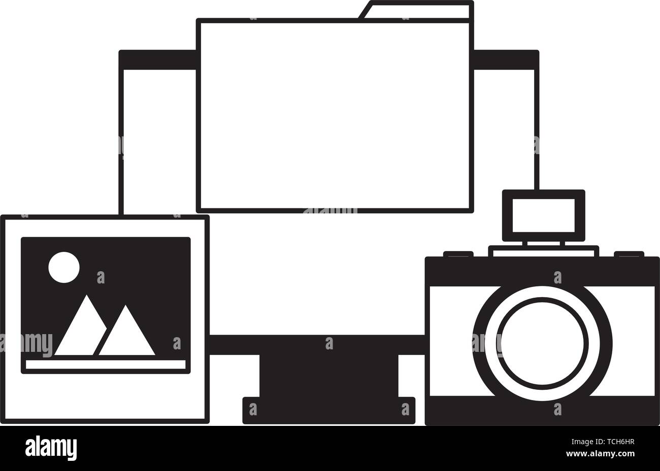 computer camera photo folder file Stock Vector Image & Art Alamy