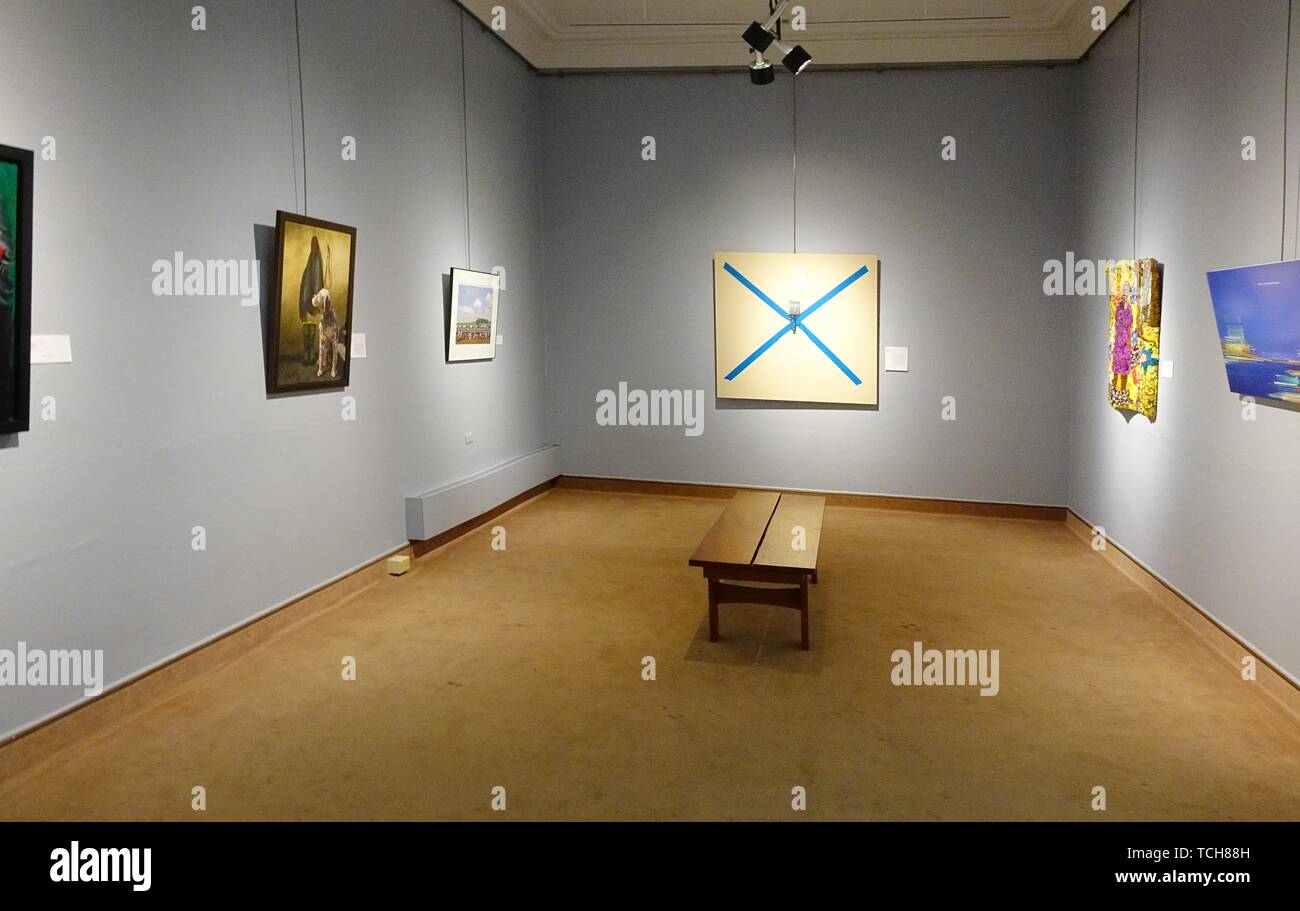 Gallery at the Arnot art museum, Elmira, New York Stock Photo Alamy