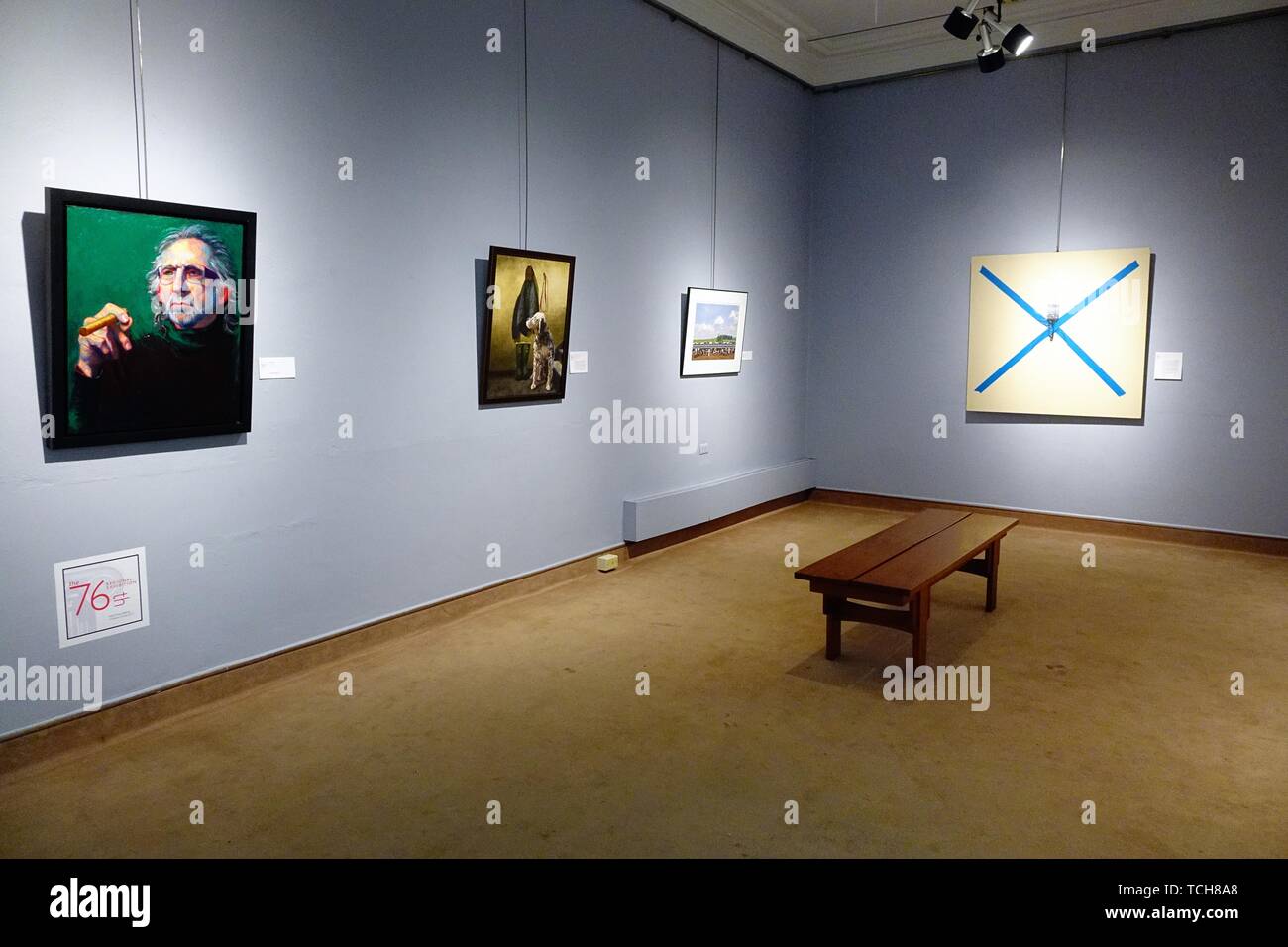 Gallery at the Arnot art museum, Elmira,  New York Stock Photo