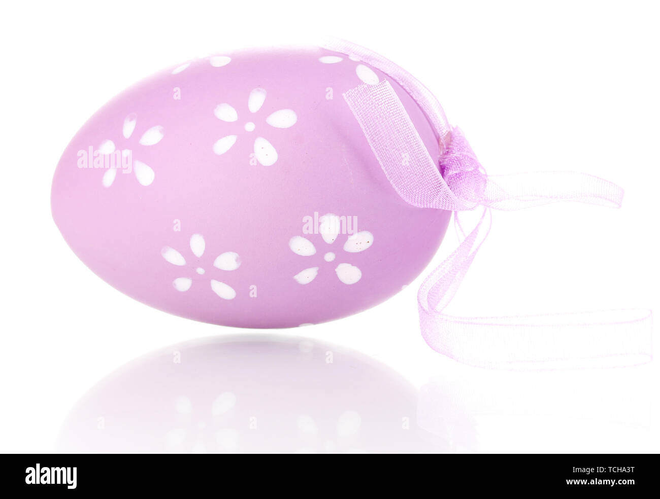 Easter egg isolated on white Stock Photo - Alamy