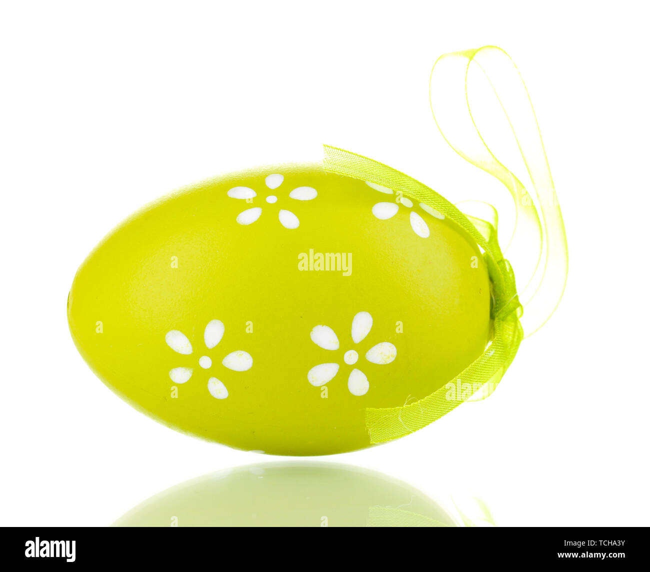 Easter egg isolated on white Stock Photo - Alamy
