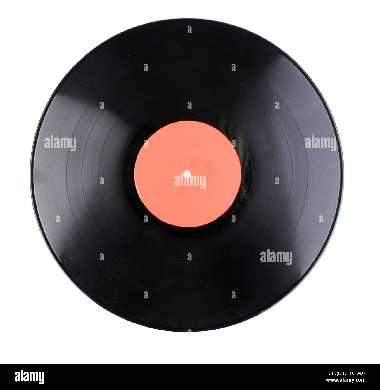 Black vinyl record isolated on white Stock Photo - Alamy