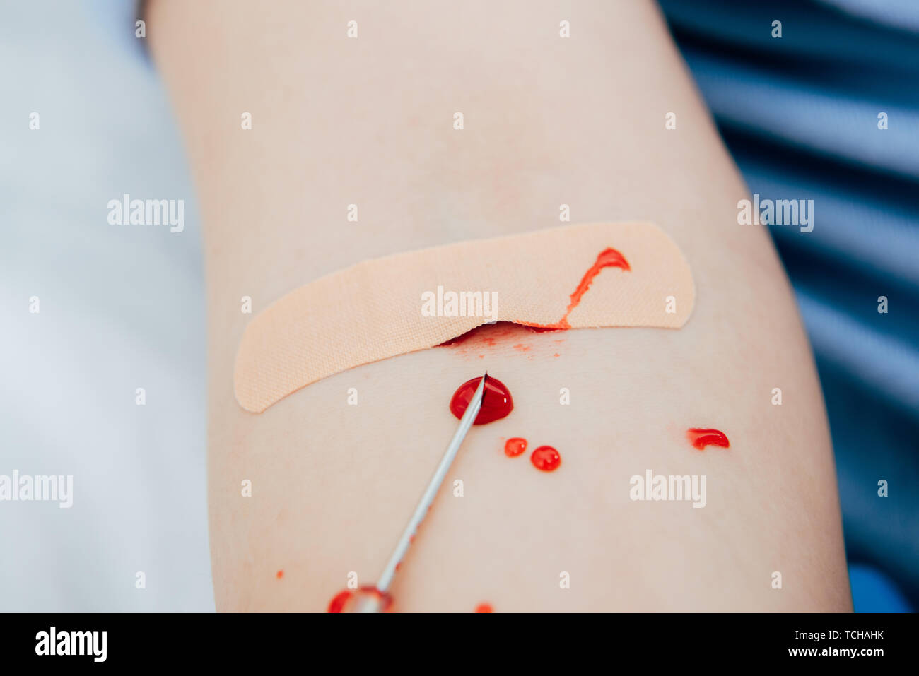 Bandage Blood High Resolution Stock Photography And Images Alamy