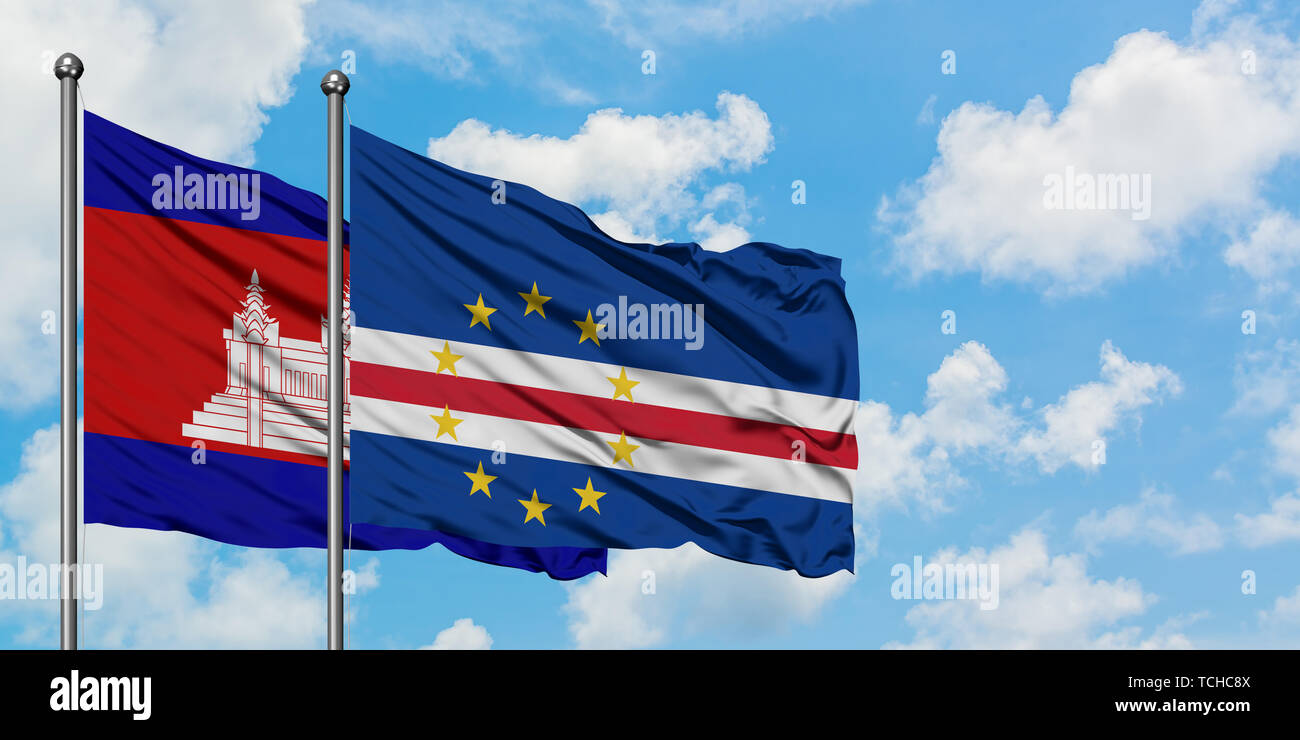 Cambodia cape verde flag hires stock photography and images Alamy